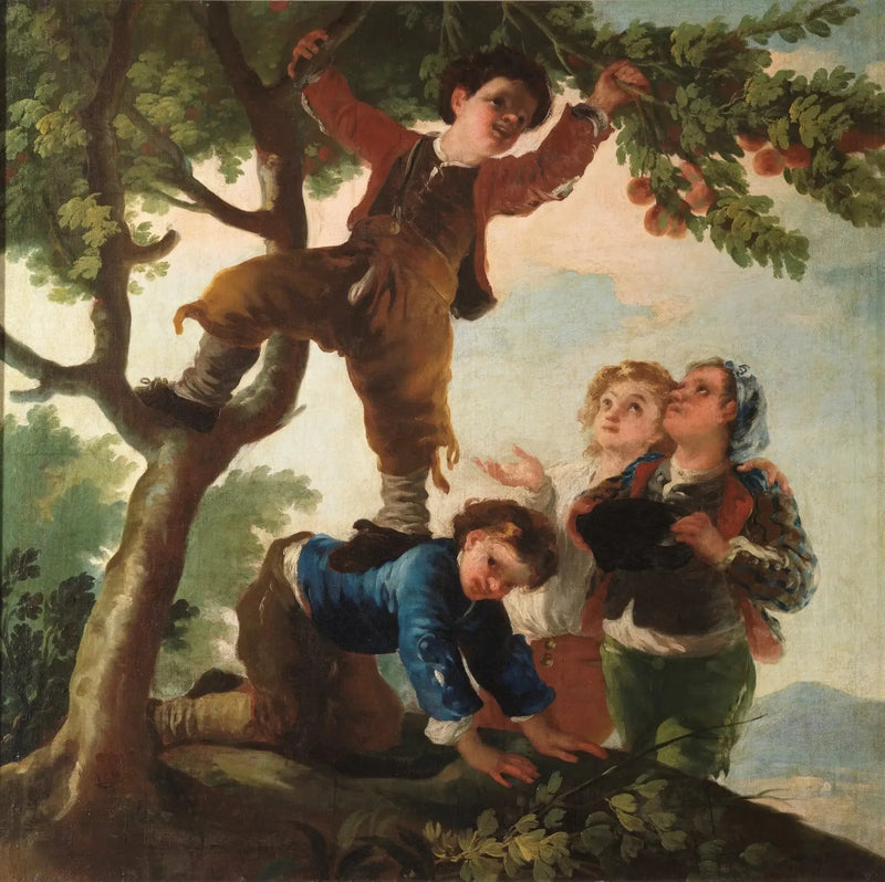 Chłopcy zbierający owoce - Francisco de Goya