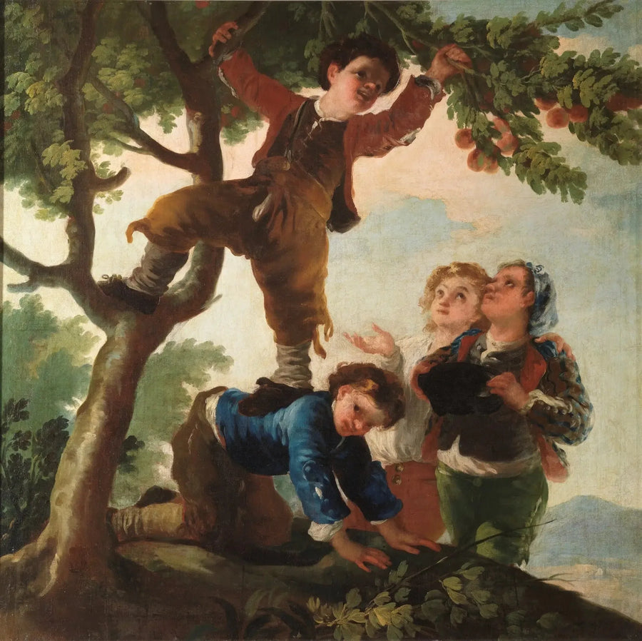 Chłopcy zbierający owoce - Francisco de Goya