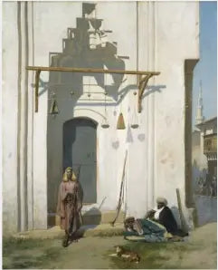 Strażnicy przy bramie grobowca - Jean-Léon Gérôme