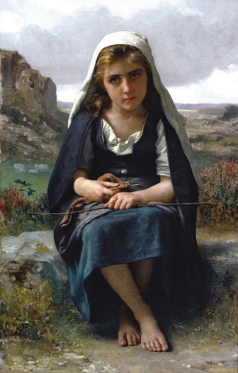 Stróżka owiec - Bouguereau