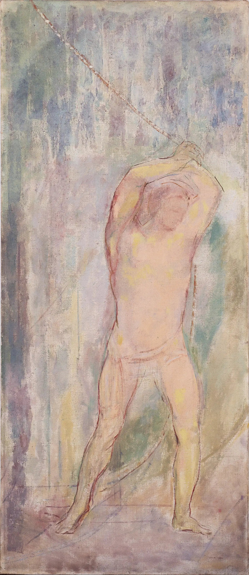 Strażnik wieży - Odilon Redon