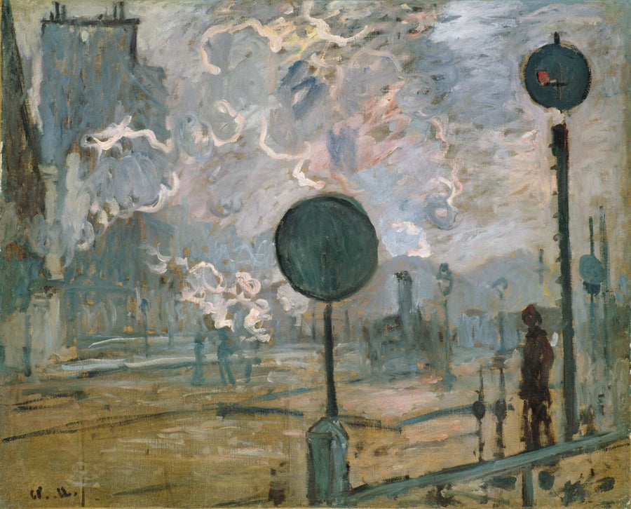 Gare Saint-Lazare, sygnały W448 - Claude Monet