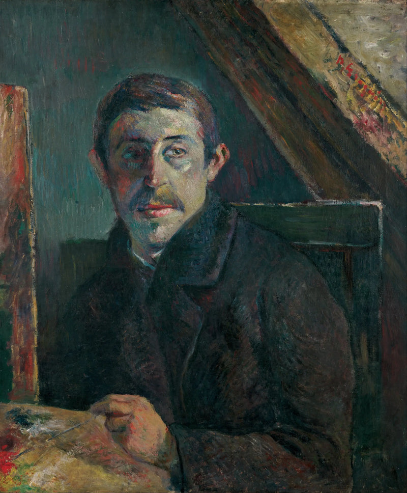 Gauguin przed swoim sztalugą - Paul Gauguin