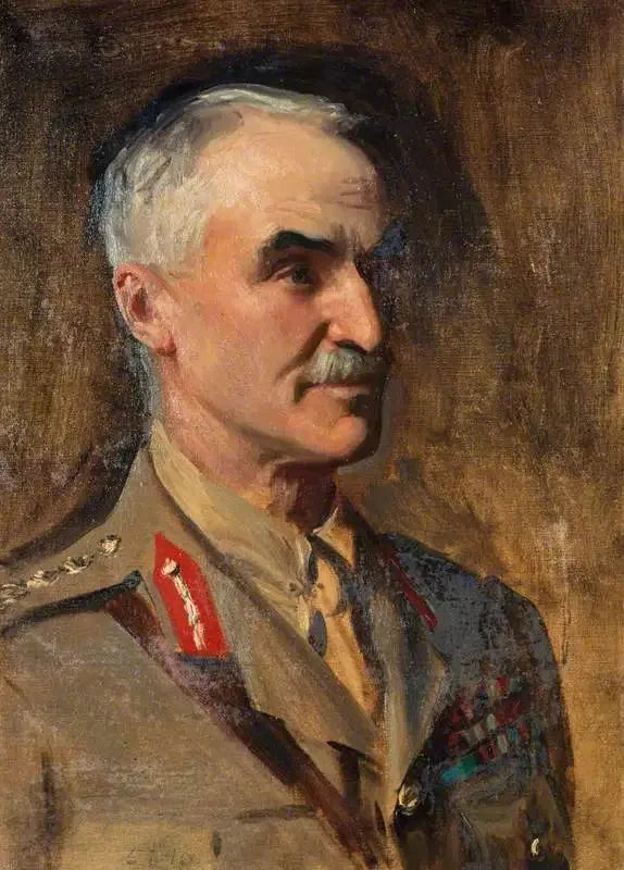 Général Henry Sinclair, baron Horne, 1861-1929. Soldat (Étude pour un portrait dans Officiers généraux de la Première Guerre mondiale) - John Singer Sargent image 1 reproduction réalisée par Alpha Reproduction