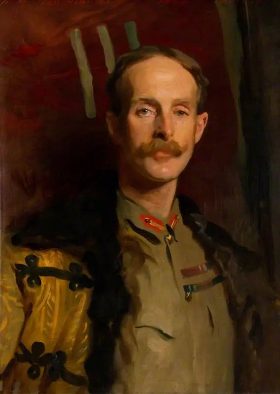 Generał Sir Ian Standish Monteith Hamilton, 1853 - 1947. Żołnierz (Dowódca 3. Brygady, Siły Ekspedycyjne Tirah) - John Singer Sargent