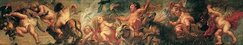 Geniusze bawiący się ze zwierzętami - Peter Paul Rubens