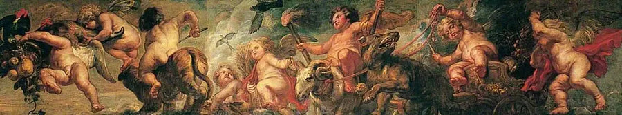 Geniusze bawiący się ze zwierzętami - Peter Paul Rubens
