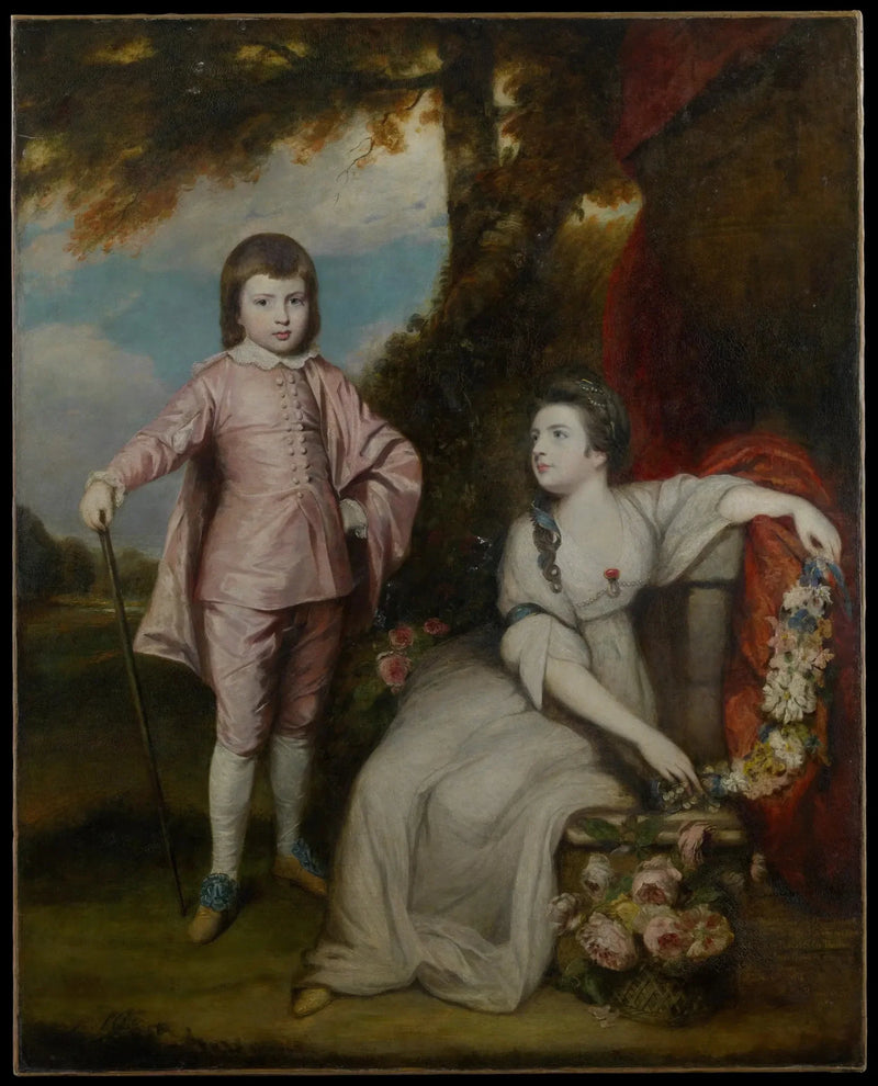 George Capel, wicehrabia Malden (1757–1839) i Lady Elizabeth Capel (1755–1834) - Joshua Reynolds