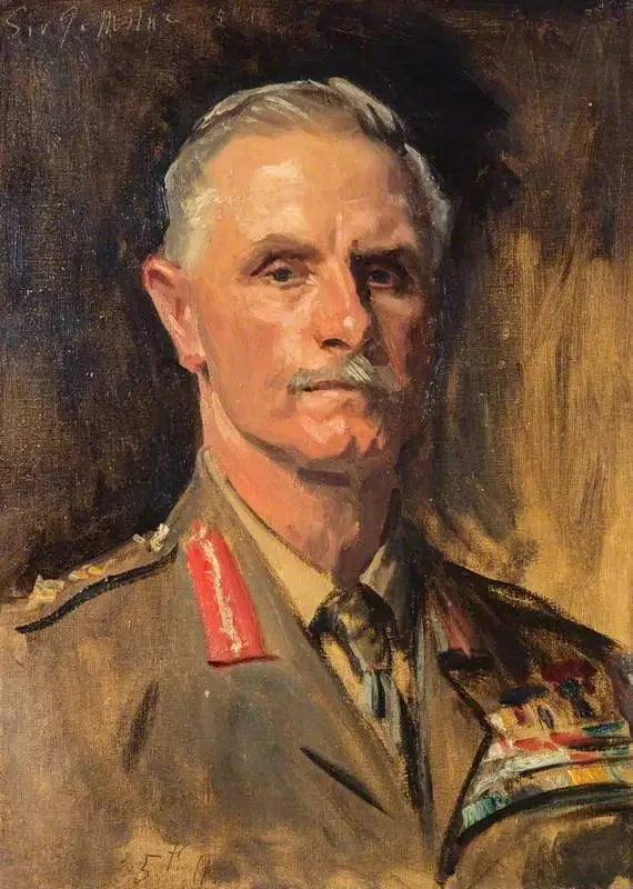 George Francis Milne, 1. baron Milne, 1866-1948. Marszałek (Studium do portretu w Oficerowie generałowie I wojny światowej, 1914-1918) - John Singer Sargent