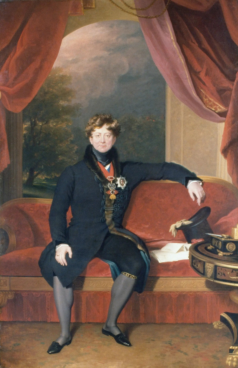 Jerzy IV (1762–1830), siedzący, w stroju porannym - Thomas Lawrence