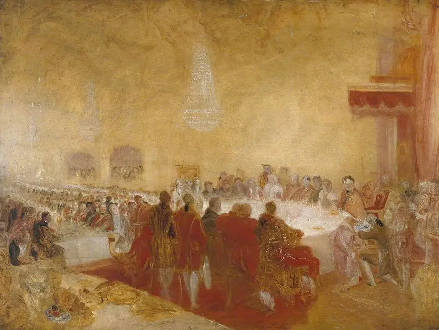 George IV na bankie provosta w Parlamencie, Edynburg - J. M. W. Turner