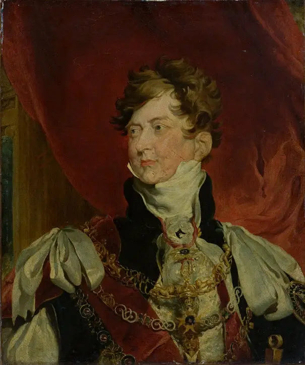 Jerzy IV w roli księcia-regenta z insygniami Orderu Podwiązki - Thomas Lawrence