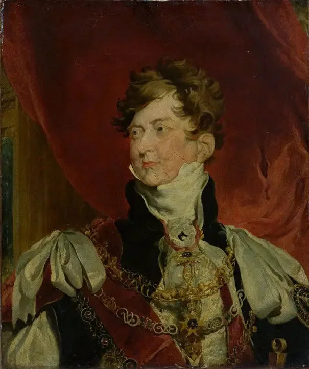Jerzy IV w roli księcia-regenta z insygniami Orderu Podwiązki - Thomas Lawrence