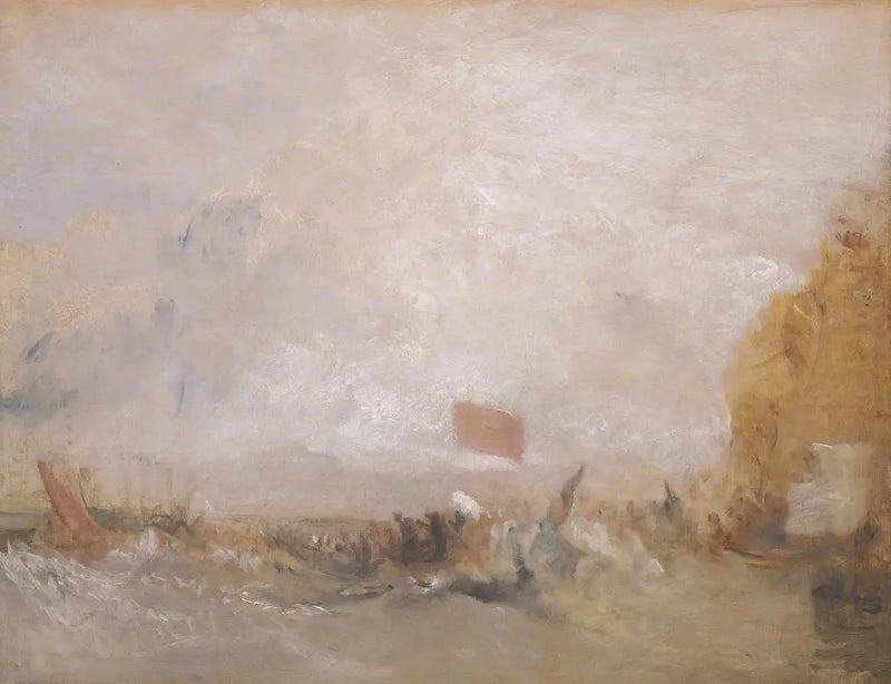 Wyjazd Jerzego IV z 'Royal George', 1822 - J. M. W. Turner