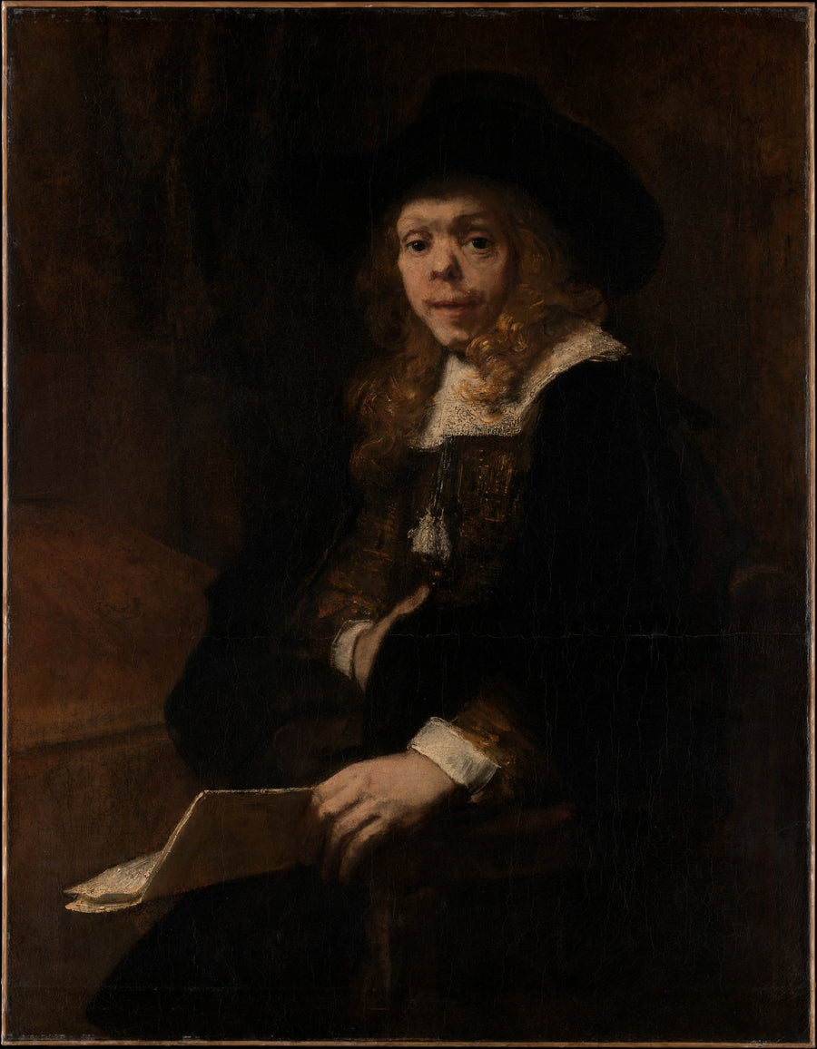 Portret Gérarda de Lairesse - Rembrandt