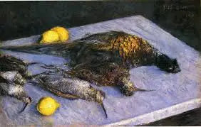 Ptactwo i cytryny - Gustave Caillebotte