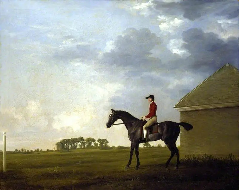 Gimcrack, z Johnem Prattem, na Newmarket Heath - George Stubbs