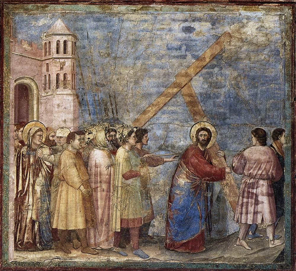 La Montée au Calvaire - Giotto di Bondone