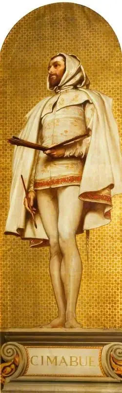 Giovanni Cimabue (1240–1302) (projekt mozaiki w Victoria and Albert Museum) - Frederic Leighton