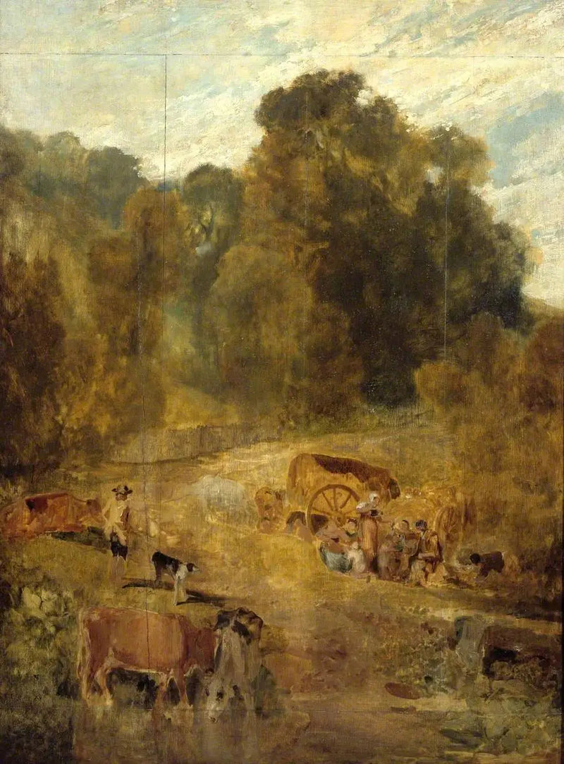 Obóz cygański - J. M. W. Turner