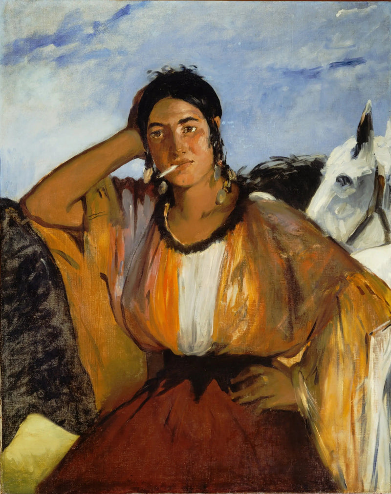 Gitana z papierosem - Édouard Manet