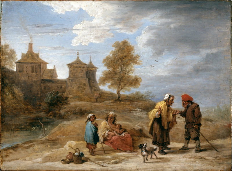 Cyganie w krajobrazie - David Teniers Młodszy