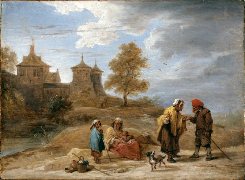 Cyganie w krajobrazie - David Teniers Młodszy