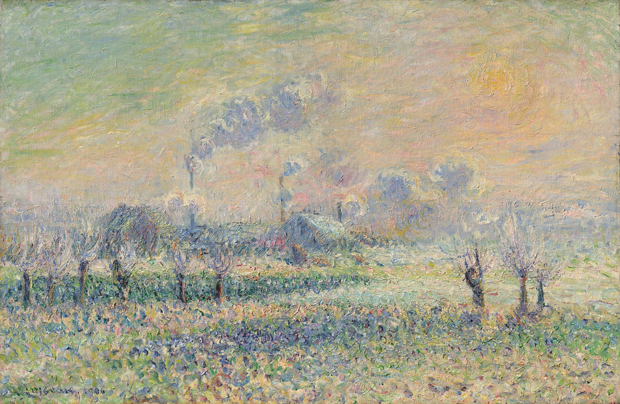 Szron w Pontoise - Gustave Loiseau