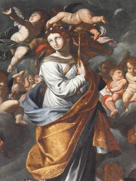 gloire d'une sainte - Giovanni Battista Salvi