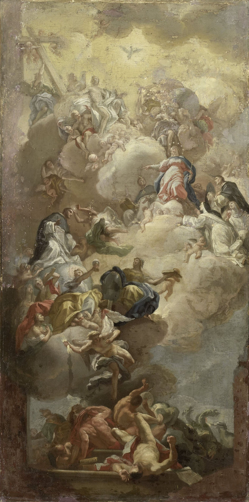 Uczczenie świętego Dominika - Francesco Solimena
