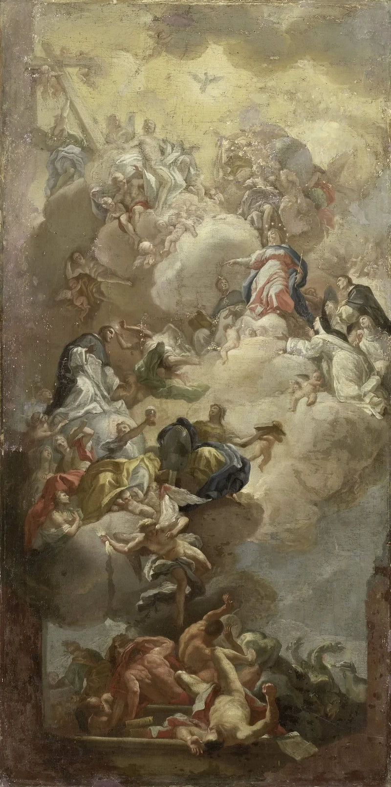 Uczczenie świętego Dominika - Francesco Solimena