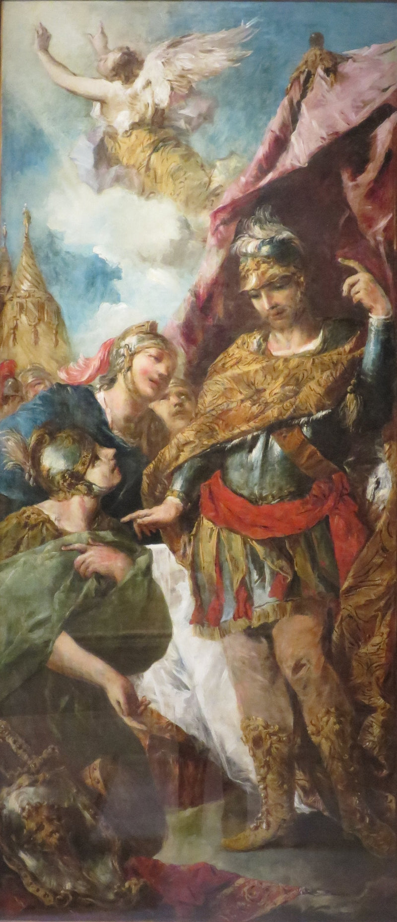 Godefroy de Boulogne zwołuje swoich dowódców na radę - Francesco Guardi