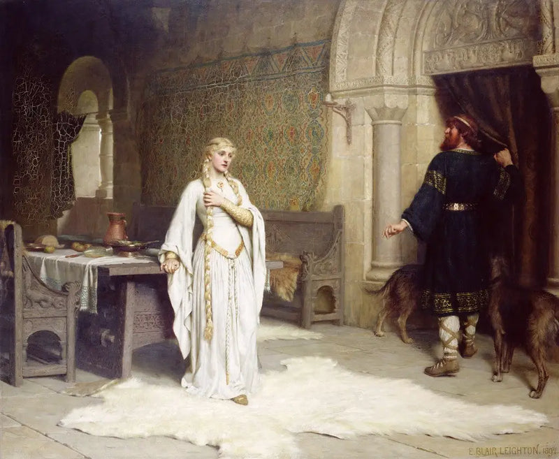 Godiva i Léofric - Edmund Blair Leighton