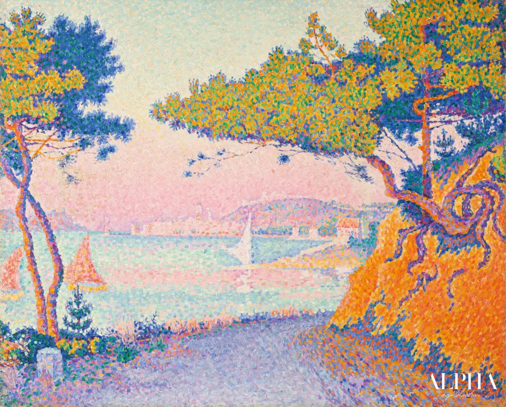 Golfe Juan - Paul Signac - Reproductions de tableaux et peintures haut de gamme