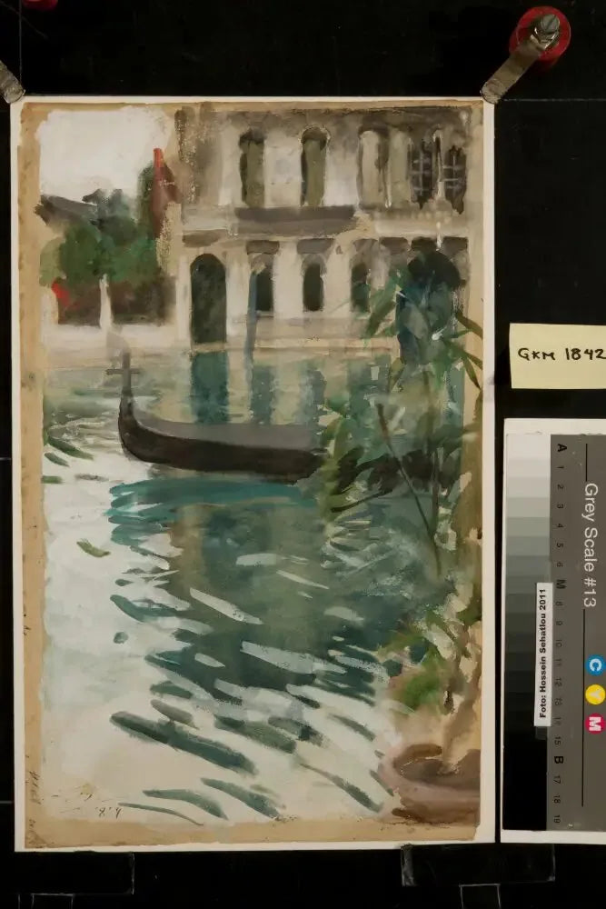 Gondola przed Palazzo Barbaro - Anders Zorn
