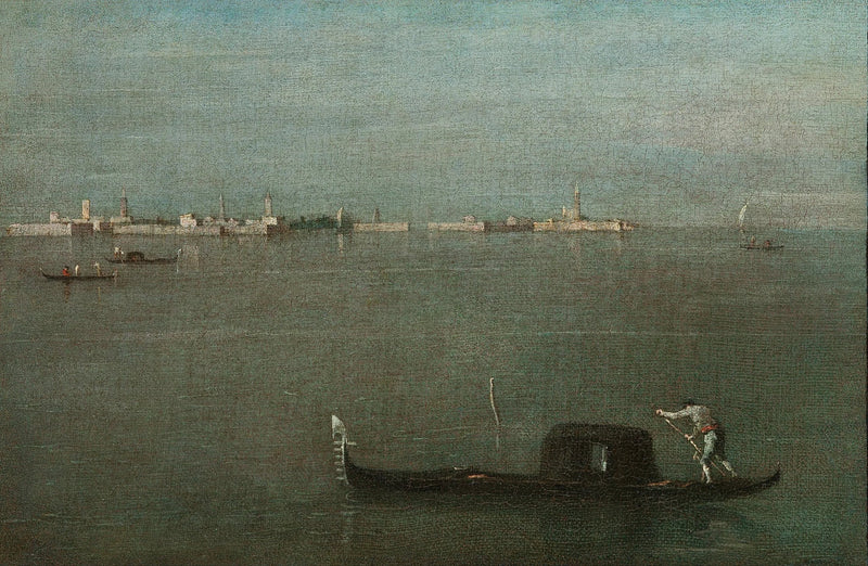 Gondole na lagunie - Francesco Guardi