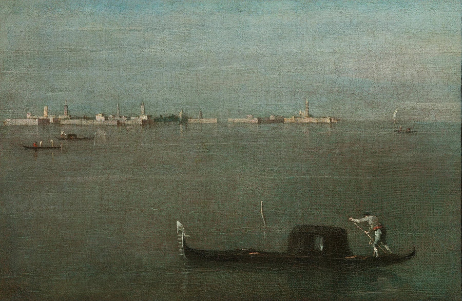 Gondole na lagunie - Francesco Guardi