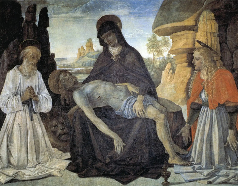 Gonfanon z Pietà - Pietro Perugino