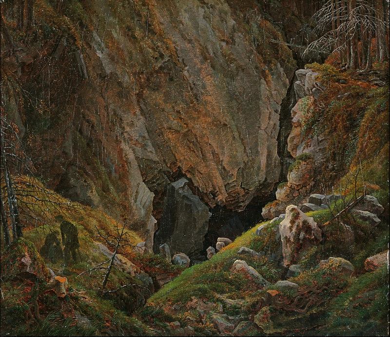Wąwóz w Hartz - Caspar David Friedrich