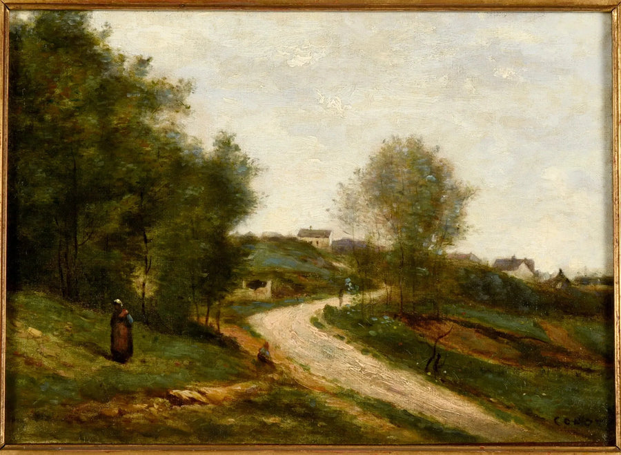 Gouvieux, niedaleko Chantilly - Jean-Baptiste Camille Corot