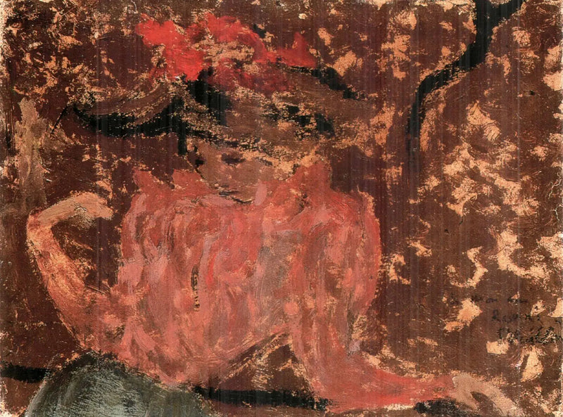 Gracieuse w ogrodzie - Édouard Vuillard