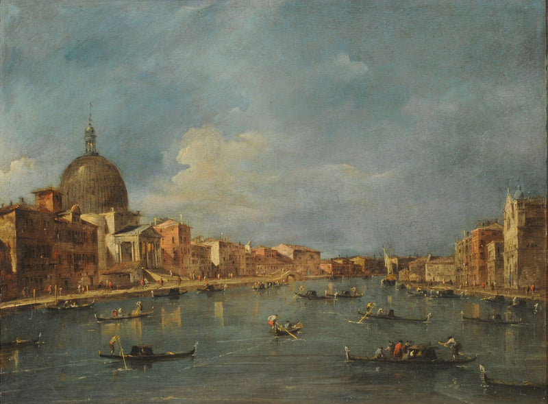Grand Canal z Samem Simeone piccolo - Francesco Guardi