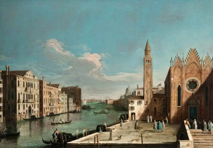 Grand Canal: Od Santa Maria della Carità do Bacino di San Marco - Canaletto