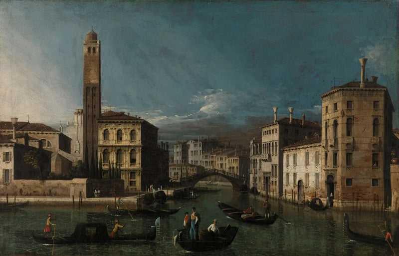 Grand Canal: San Geremia i wejście do Cannaregio - Canaletto