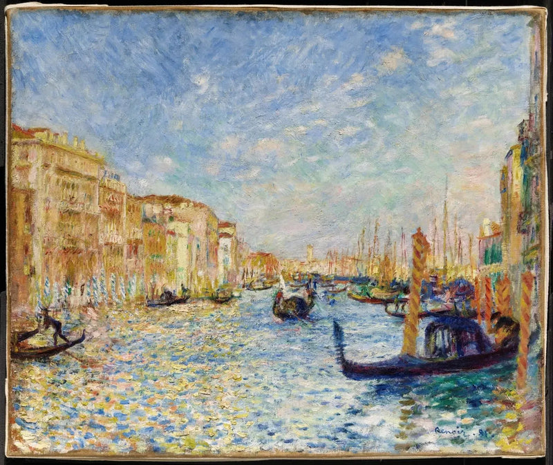 Wielki Kanał, Wenecja - Pierre-Auguste Renoir
