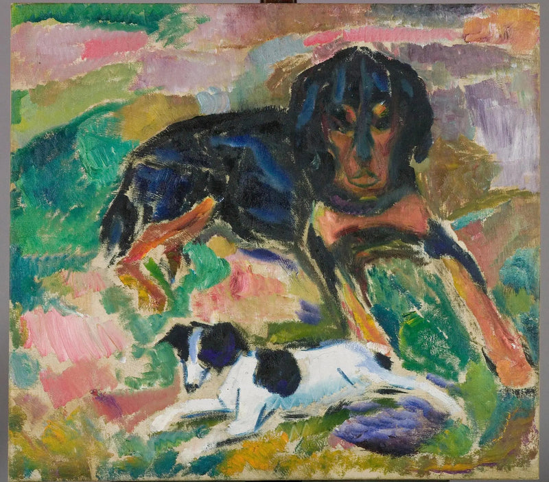 Duże i Małe Psy - Edvard Munch