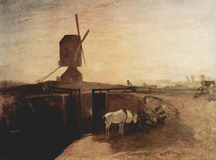 Wielki Kanał Junction w Młynie Southall - J. M. W. Turner