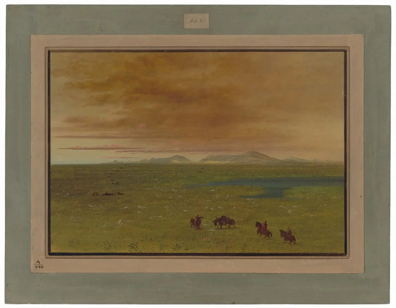 Wielki pranie, Pampa del Sacramento - George Catlin