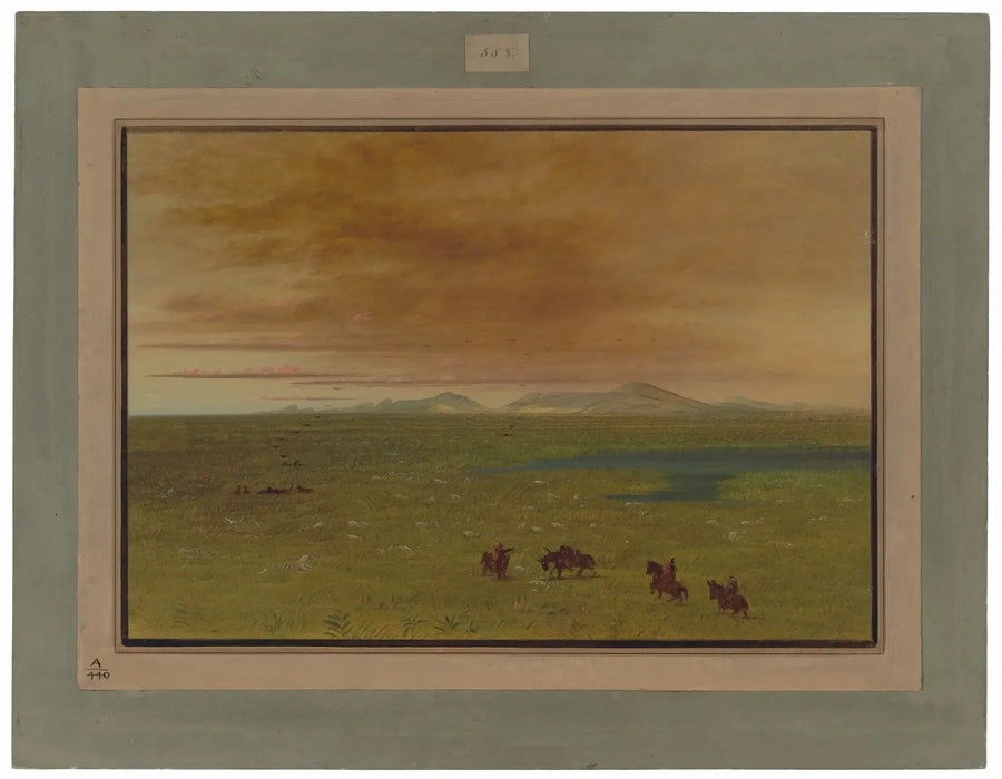 Wielki pranie, Pampa del Sacramento - George Catlin