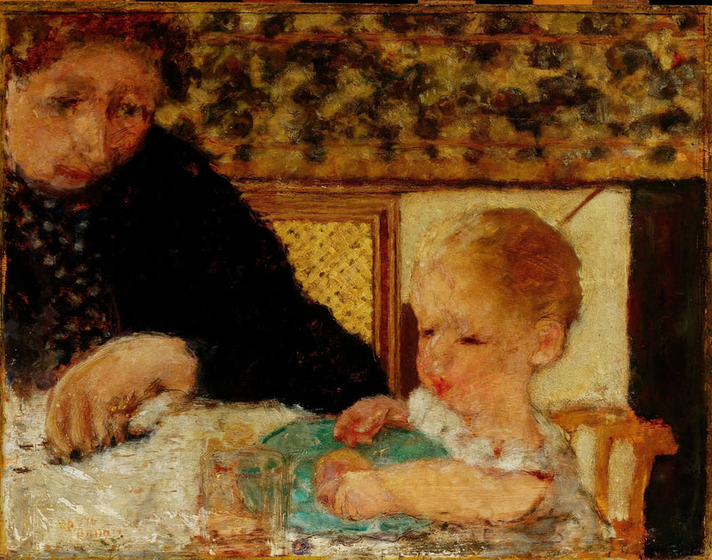 Babcia z dzieckiem - Pierre Bonnard